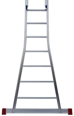 Seilzugleiter PREMIUM 2-teilig, 41/47 cm breit, unten konisch ausgestellt