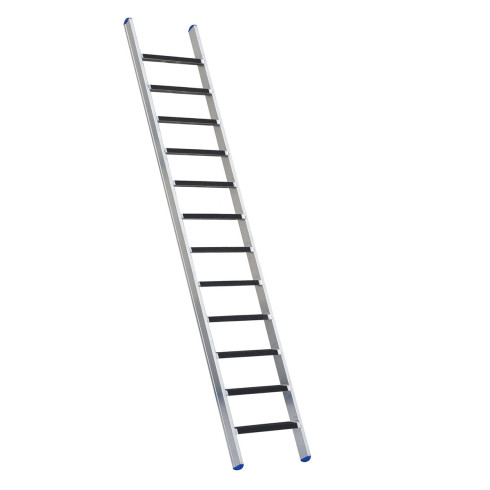 Stufenanlegeleiter 60 cm breit mit Antirutschbelag ohne Traverse