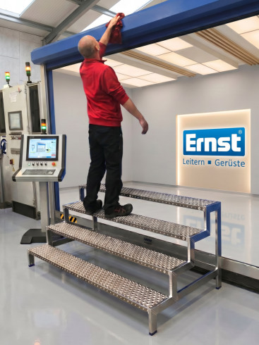 Industrie Montagetritt aus Aluminium