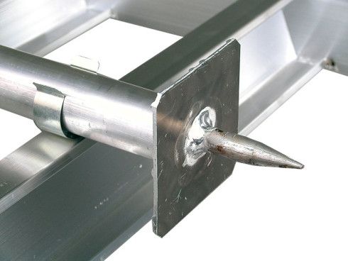 Obstbaumleiter Aluminium mit Aluspitzen