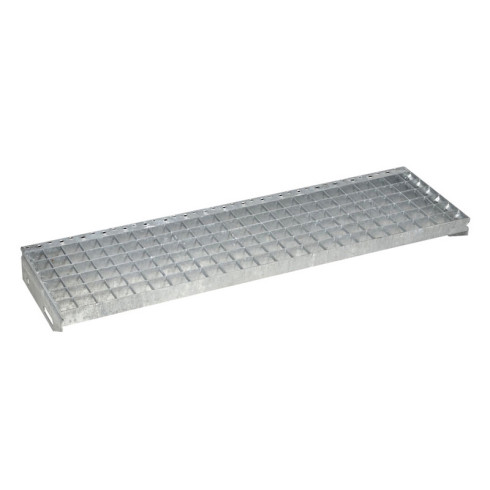Treppe mit Stahl Gitterrost-Stufen