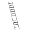 Stufenanlegeleiter 60 cm breit mit Antirutschbelag ohne Traverse