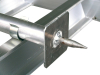 Obstbaumleiter Aluminium mit Aluspitzen