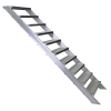 Treppe mit Alu Lochblech-Stufen