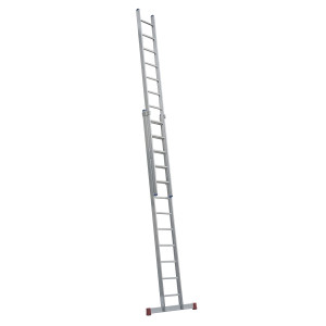 Schiebeleiter PREMIUM 2-teilig, 41/47 cm breit