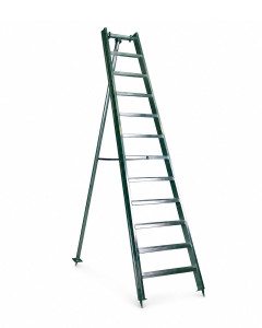 Obstbaumleiter Aluminium mit Aluspitzen