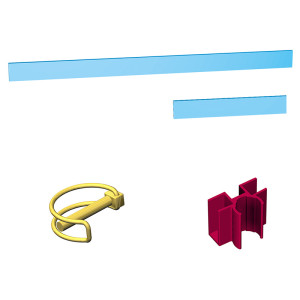 Clips, Ballast, Bordbretter Fahrgerüste Industrieausführung