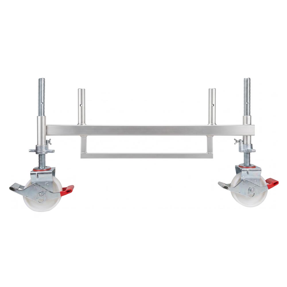 FG2606 - Fahrbalken NEU (Stahl) mit 2 Spindellenkrollen FG2606 - Fahrbalken NEU (Stahl) mit 2 Spindellenkrollen