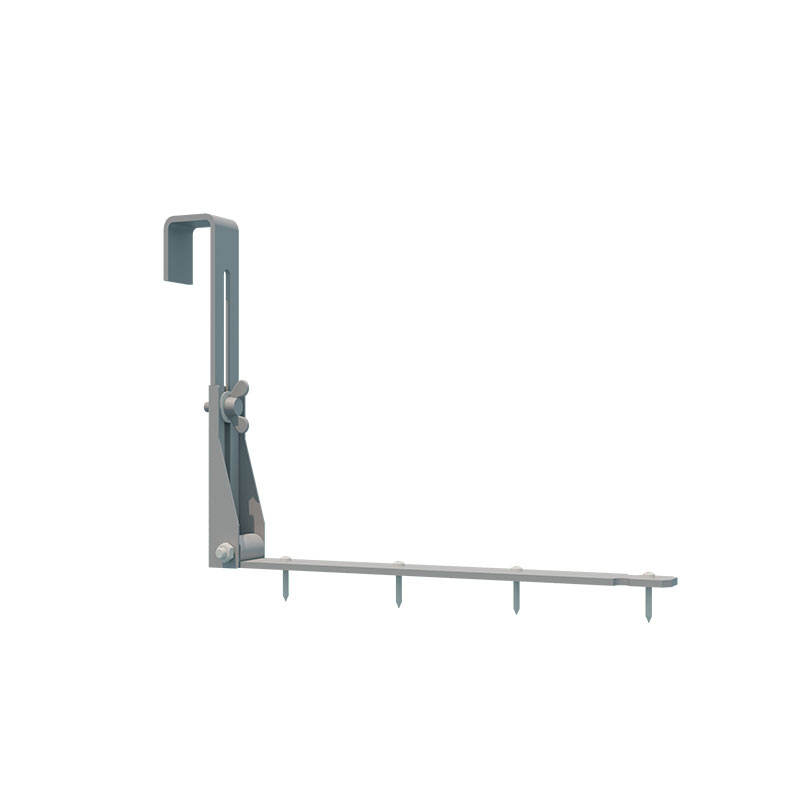 RSS-104 - Verstellbarer Hakenbügel (Passend von 0° - 60 °) für mobiles Schutzgeländer / Für Dachneigungen von 30-60° ist die Verwendung Pflicht RSS-104 - Verstellbarer Hakenbügel (Passend von 0° - 60 °) für mobiles Schutzgeländer / Für Dachneigungen von 30-60° ist die Verwendung Pflicht