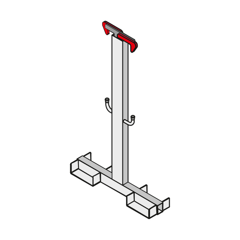 RSS-FL60-204 - Flachdach Kompakt Ständer Kompakt auf Aluminium (ohne Gewichte) RSS-FL60-204 - Flachdach Kompakt Ständer Kompakt auf Aluminium (ohne Gewichte)